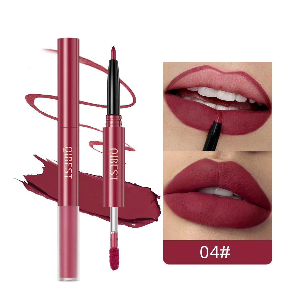 Batom 2 em 1 Lápis lábial + Gloss - Head Lipliner